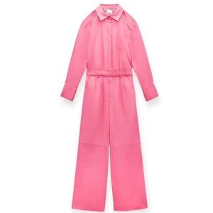 NWT Barbie Zara Pink Jumpsuit/ just like in the movie!